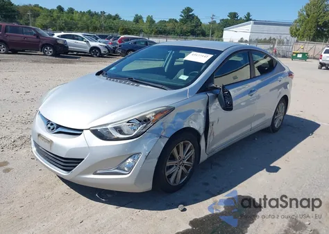 2014 Hyundai Elantra Se из США, поврежденный, VIN 5NPDH4AE3EH468956